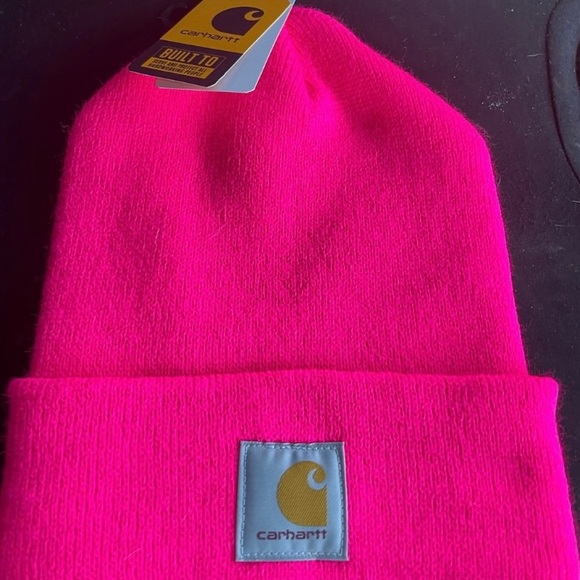 Carhartt Accessories - Carhartt Neon Pink Beanie